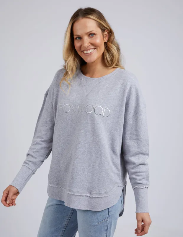 Foxwood Simplified Crew Grey Marle sold by Shine On