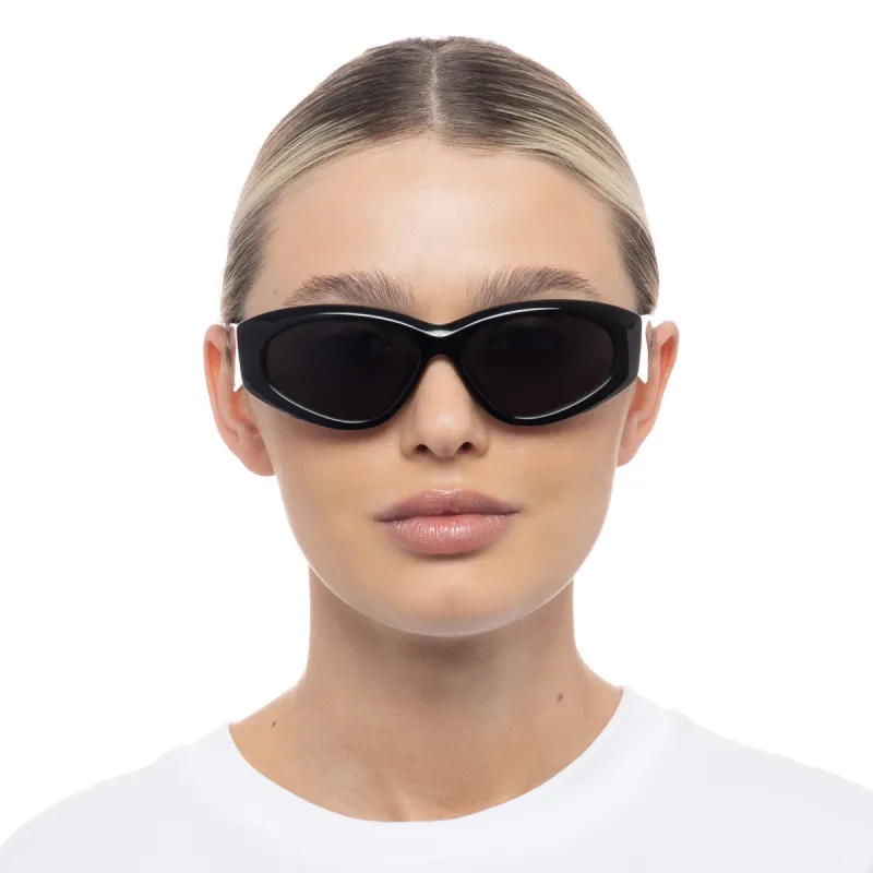 Le Specs Underwraps Sunglasses Black sold by Shine On