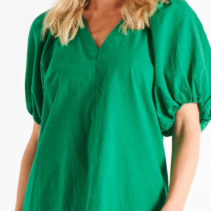 Betty Basics Juliet Blouse Holly Green sold by Shine On product image thumbnail 2