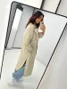 Fria Stella Drape Blousen Sleeve Trench Coat Sand sold by Shine On