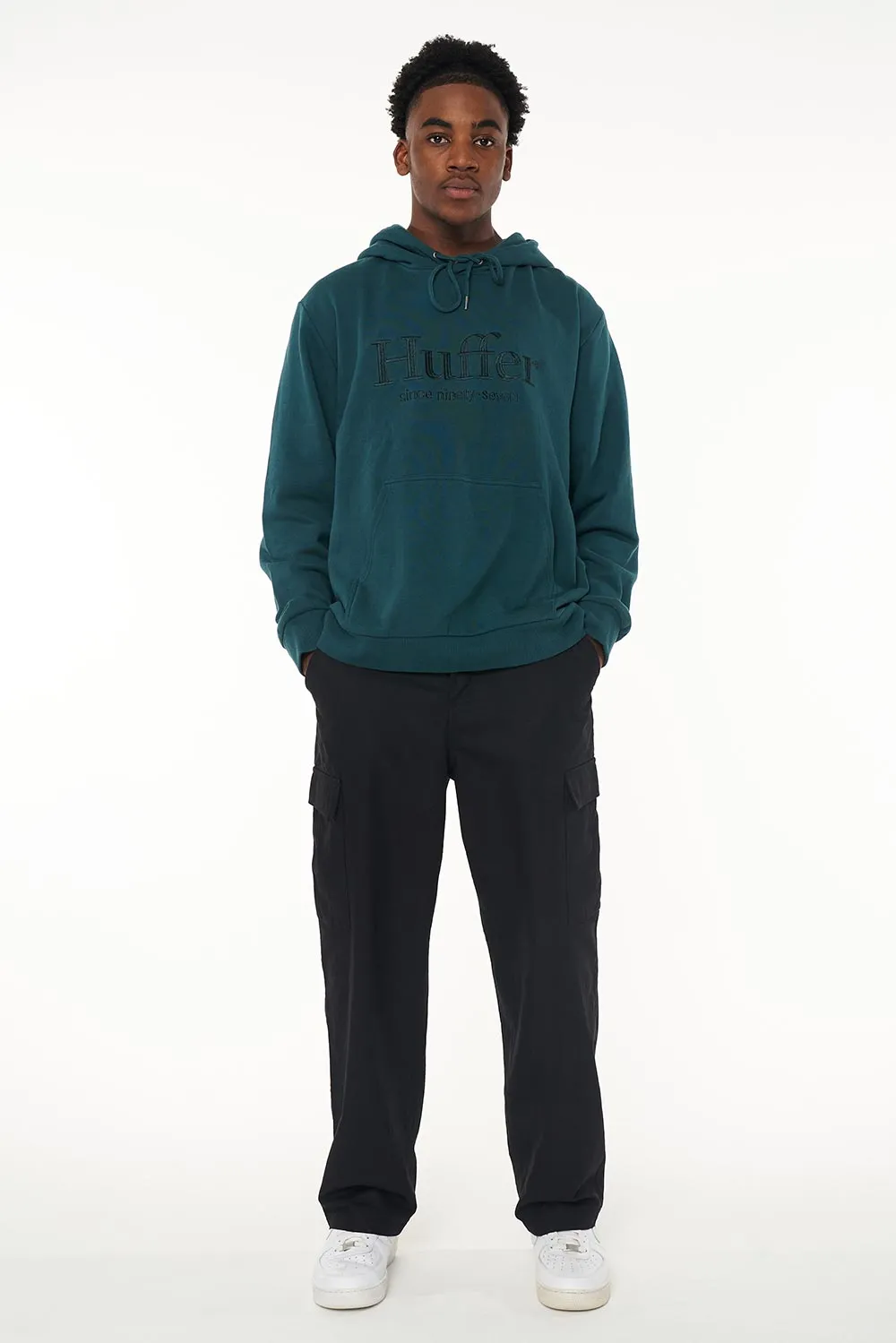 Huffer Mens True Hood 350/ Basis Emerald sold by Shine On