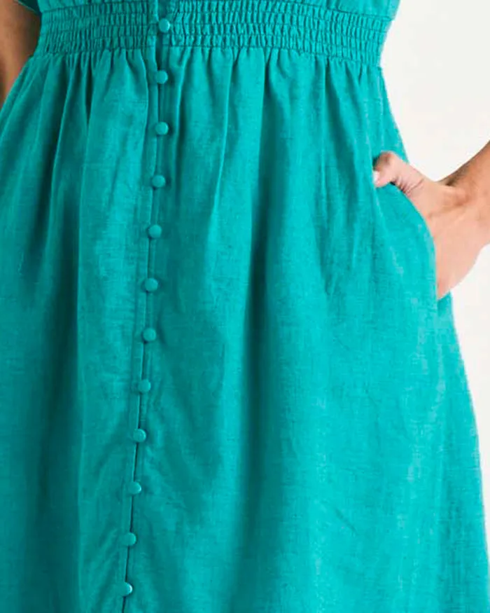 Betty Basics Whitney Dress Teal sold by Shine On product image thumbnail 2