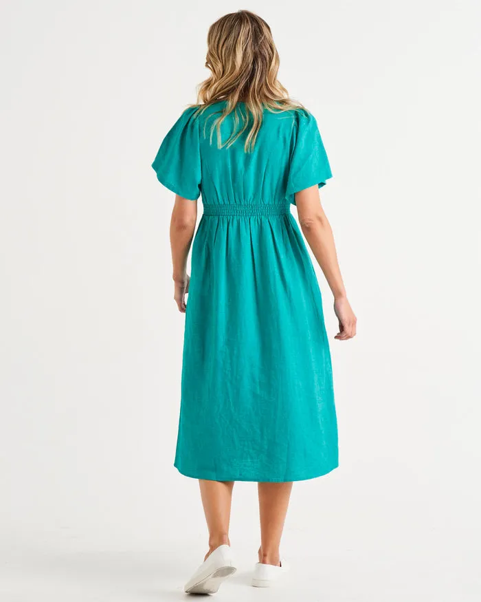 Betty Basics Whitney Dress Teal sold by Shine On product image thumbnail 5
