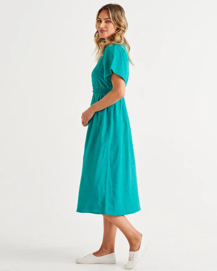Betty Basics Whitney Dress Teal sold by Shine On product image thumbnail 4