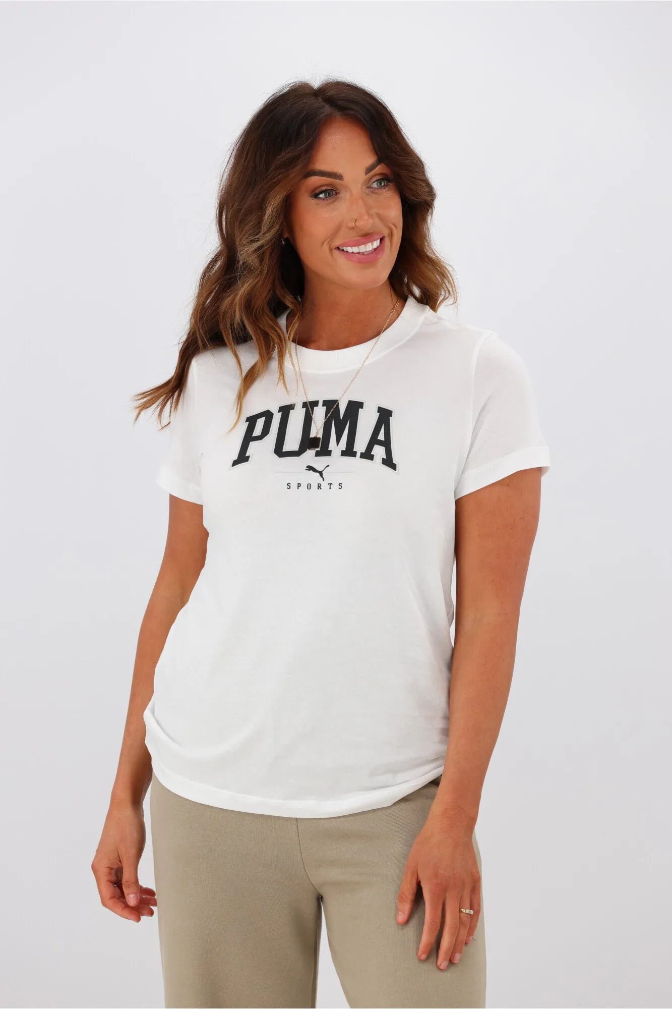 Puma Squad Graphic Tee Puma White sold by Shine On
