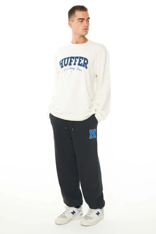 Huffer Mens Block Trackpant 350/ POINT   BASALT sold by Shine On