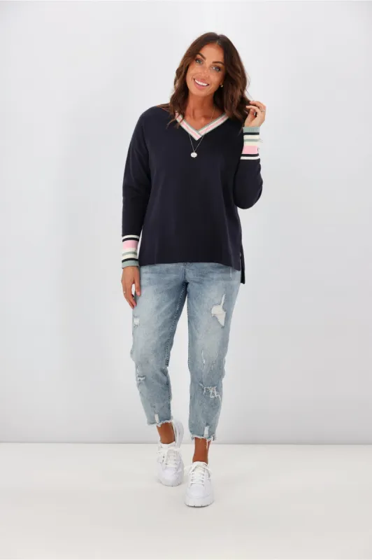 Elm Phoenix Knit Dark Sapphire sold by Shine On