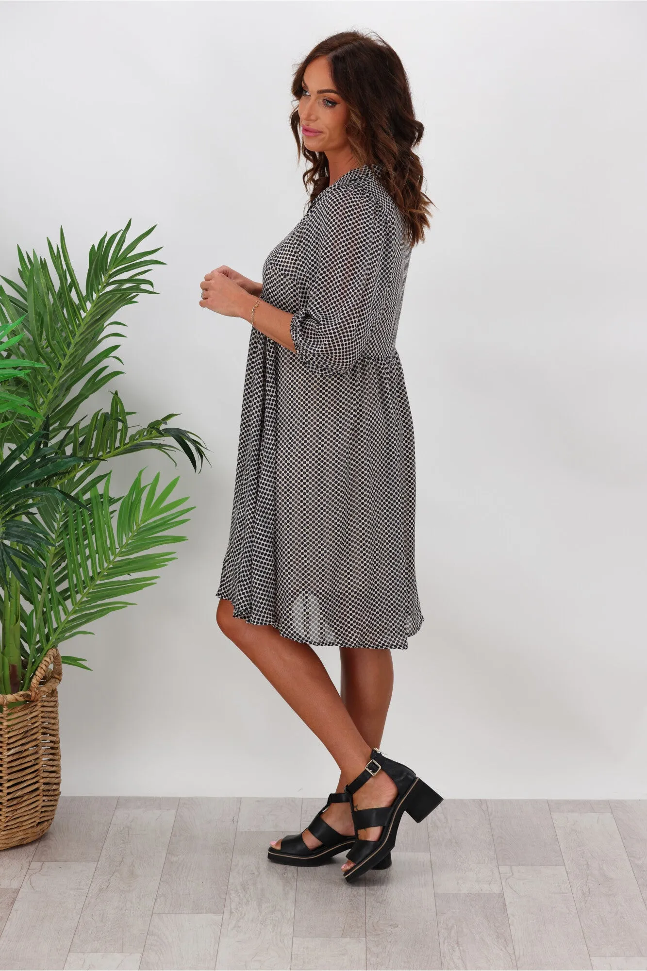 Gloss by Shine On Alexandra Spot Printed Dress sold by Shine On product image thumbnail 5