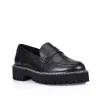 Verali Neo Chunky Loafer Black Smooth sold by Shine On