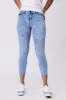 Shine On Label Cropped Sculpt Jeans Blue sold by Shine On