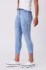 Shine On Label Cropped Sculpt Jeans Blue sold by Shine On