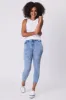 Shine On Label Cropped Sculpt Jeans Blue sold by Shine On