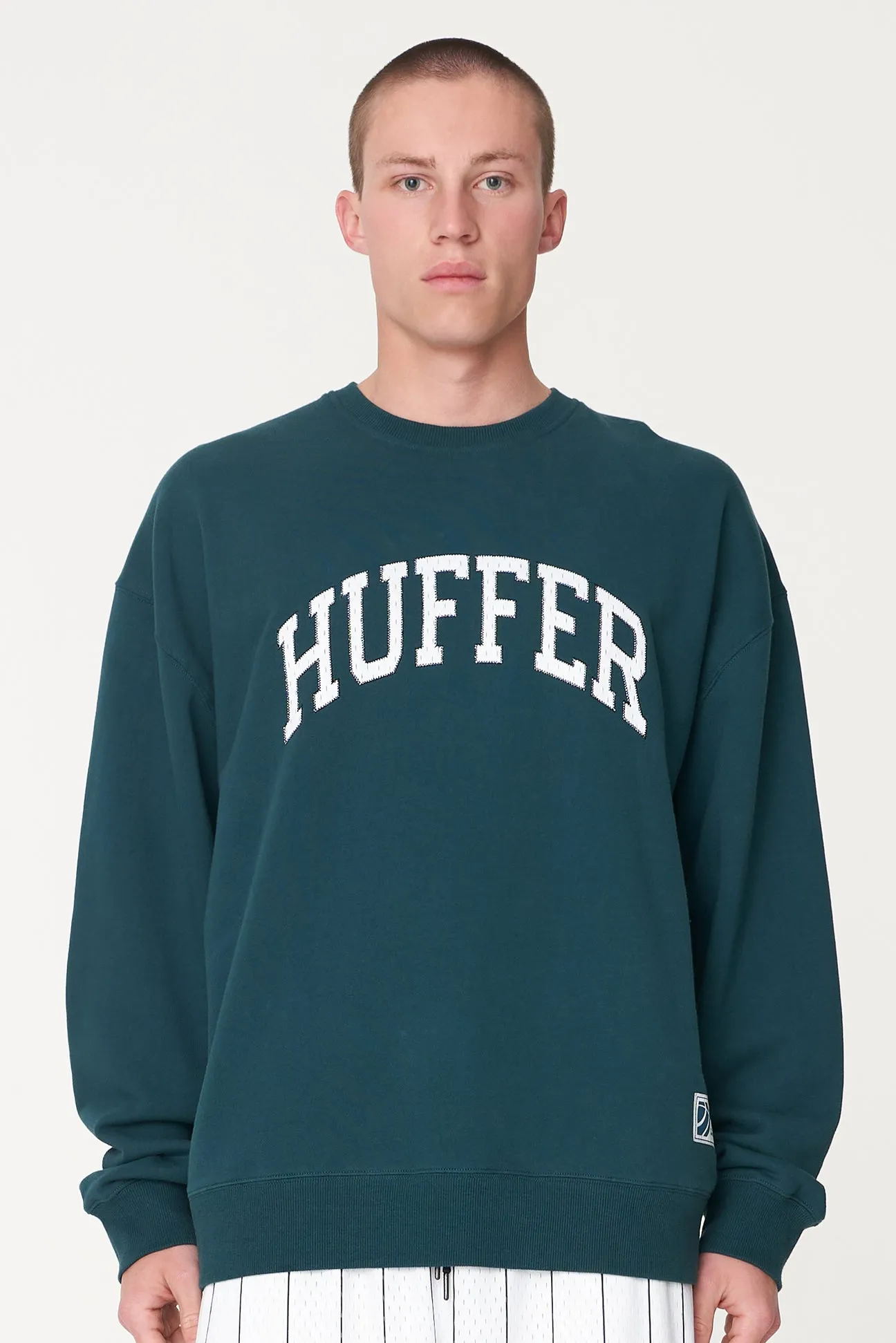 Huffer Mens Free Crew 350/3B Pin Emerald sold by Shine On product image thumbnail 2