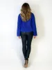 Wakee June Wet Look Denim Black sold by Shine On
