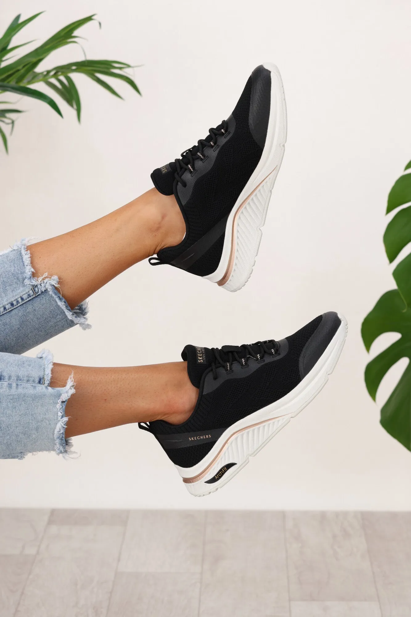 Skechers Arch Fit S-Miles Sneaker Black sold by Shine On product image thumbnail 2