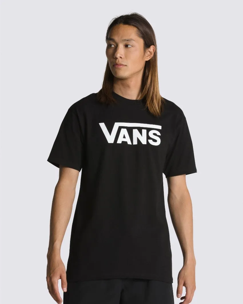 Vans Mens Classic Tee Black White sold by Shine On
