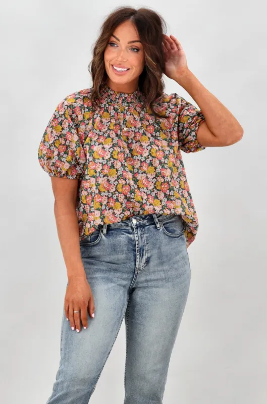 Gloss by Shine On Angela Floral Blouse sold by Shine On