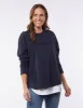 Foxwood Simplified Crew New Navy sold by Shine On