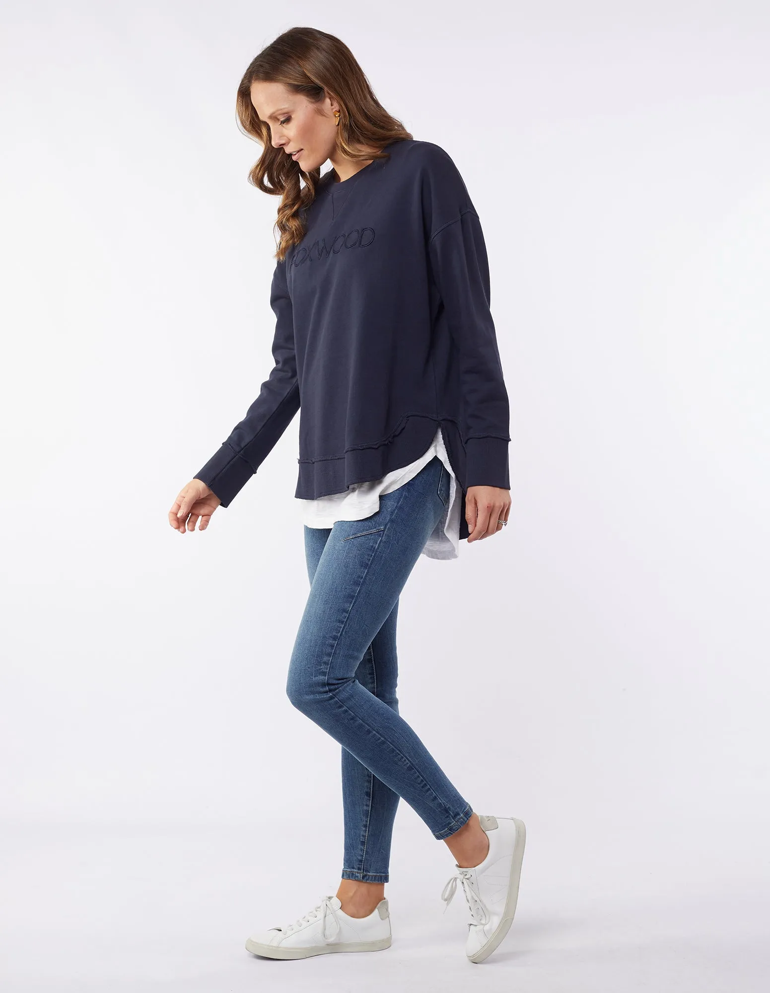 Foxwood Simplified Crew New Navy sold by Shine On product image thumbnail 3