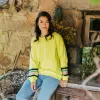 Elm Wavelength Crew Citrus sold by Shine On