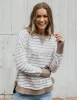 Foxwood Simplified Stripe Crew Natural sold by Shine On