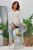 Foxwood Simplified Stripe Crew Natural sold by Shine On