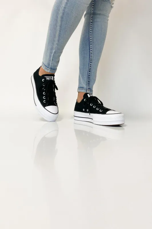 Converse Chuck Taylor All Star Lift Low Black sold by Shine On