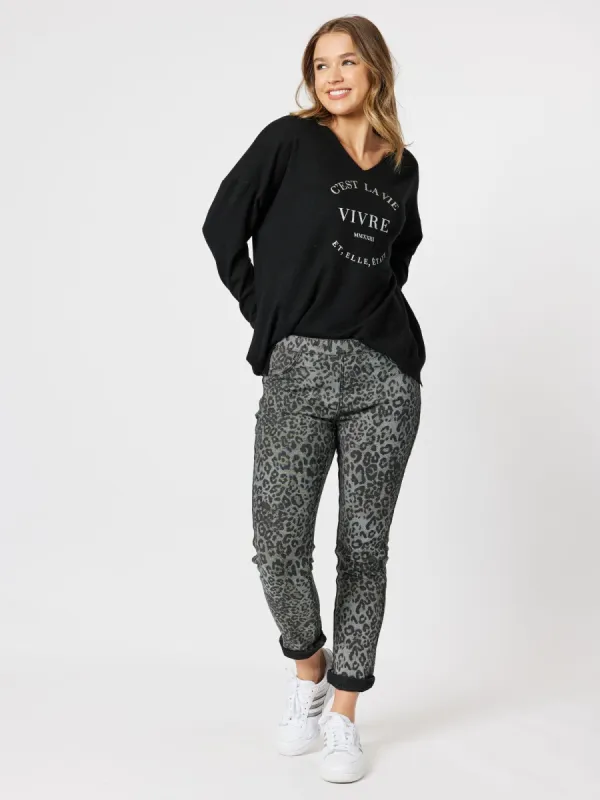 Threadz Reversible Jean Black sold by Shine On