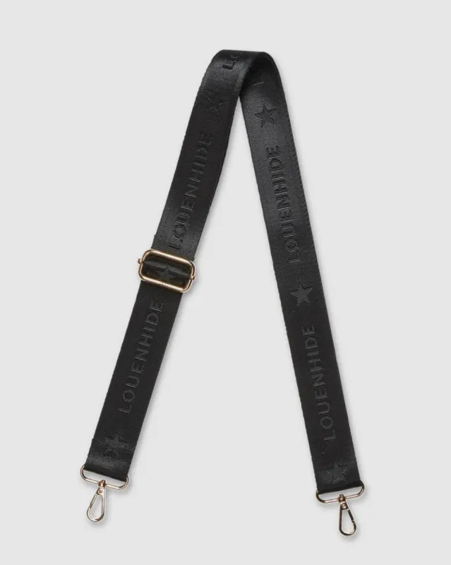Louenhide Logo Guitar Strap Black made by Shine On