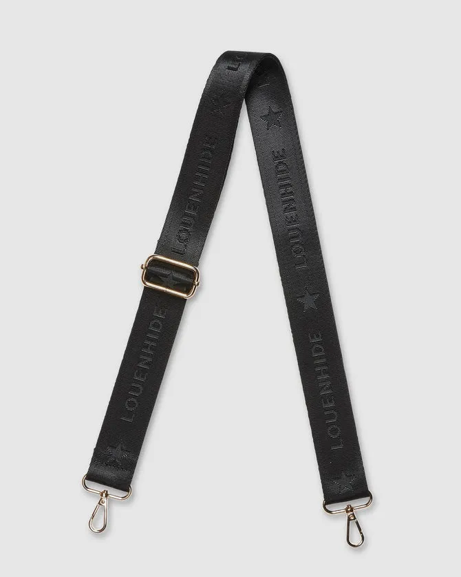 Louenhide Logo Guitar Strap Black sold by Shine On