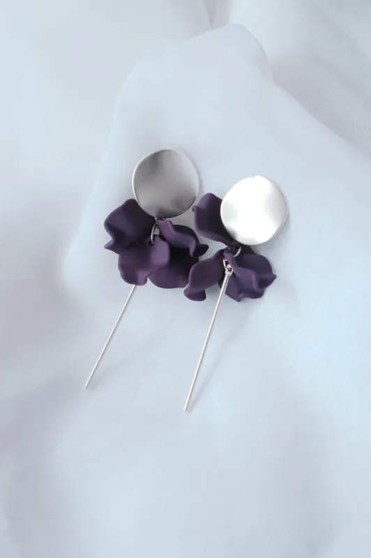 Willow Collective Petite Petals Silver Blackcurrant sold by Shine On