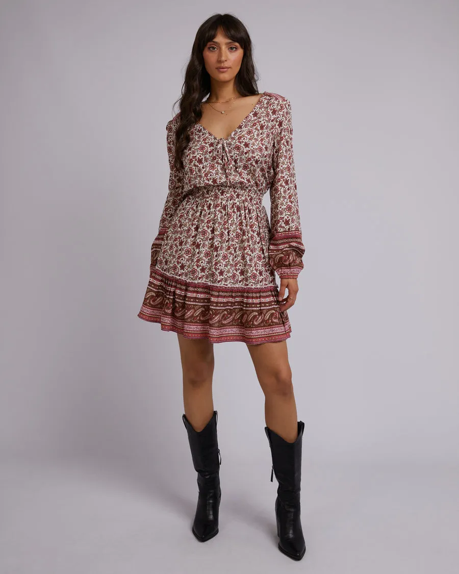 All About Eve Elle Floral Mini Dress Print sold by Shine On product image thumbnail 2