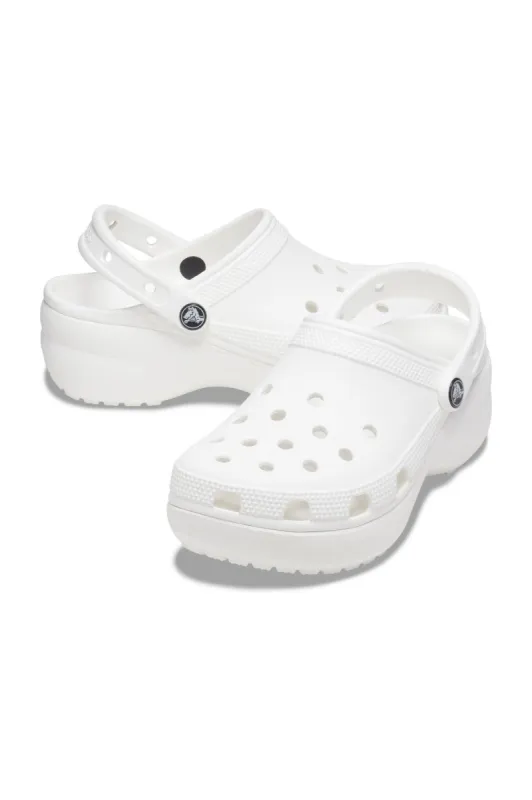 Crocs Classic Platform Clog White sold by Shine On