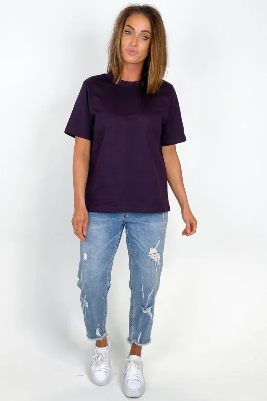 AS Colour Heavy Tee Plum sold by Shine On