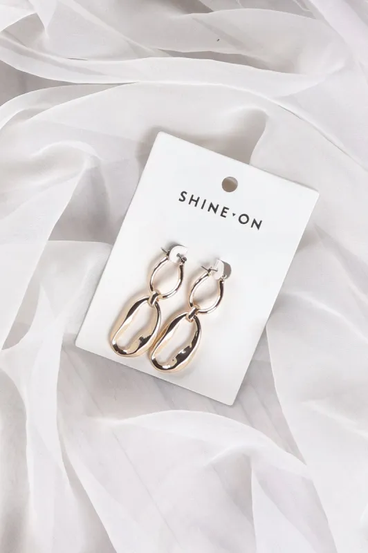Shine On Label Lola Earring Gold sold by Shine On