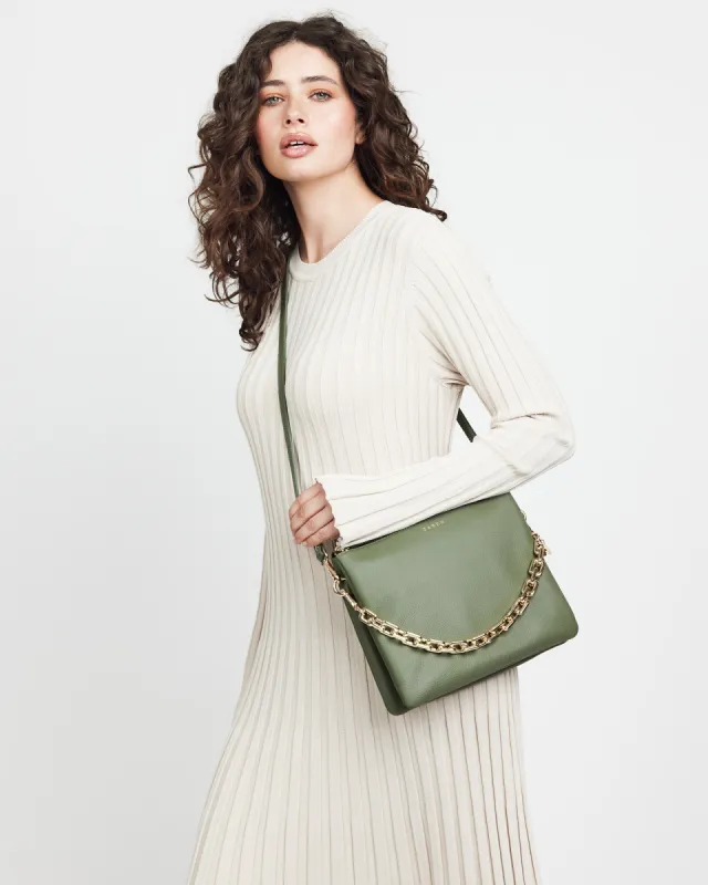 Saben Matilda Crossbody Cactus + Chunky Chain sold by Shine On