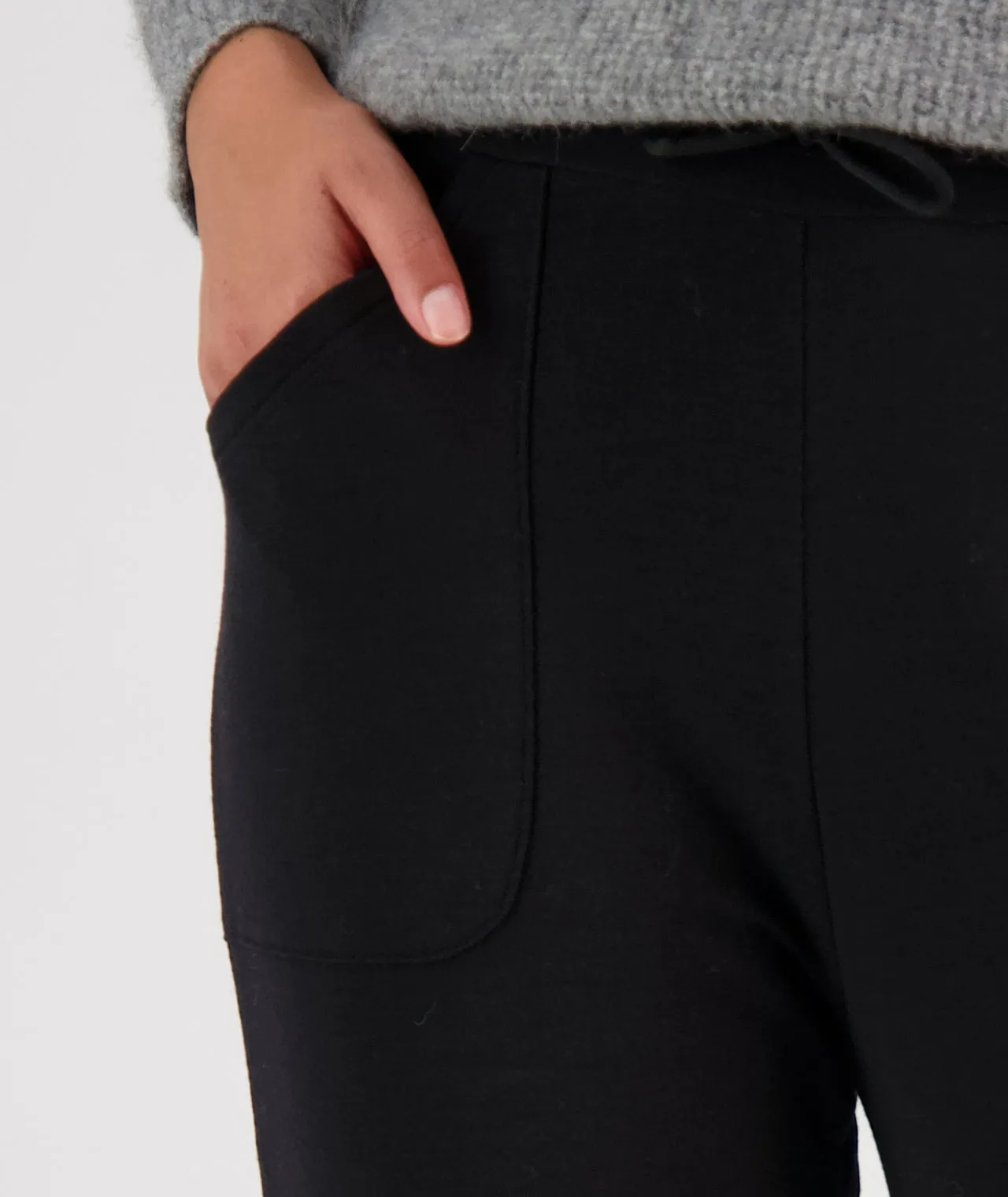 Swanndri Red Beach V Merino Terry Jogger Black sold by Shine On product image thumbnail 3