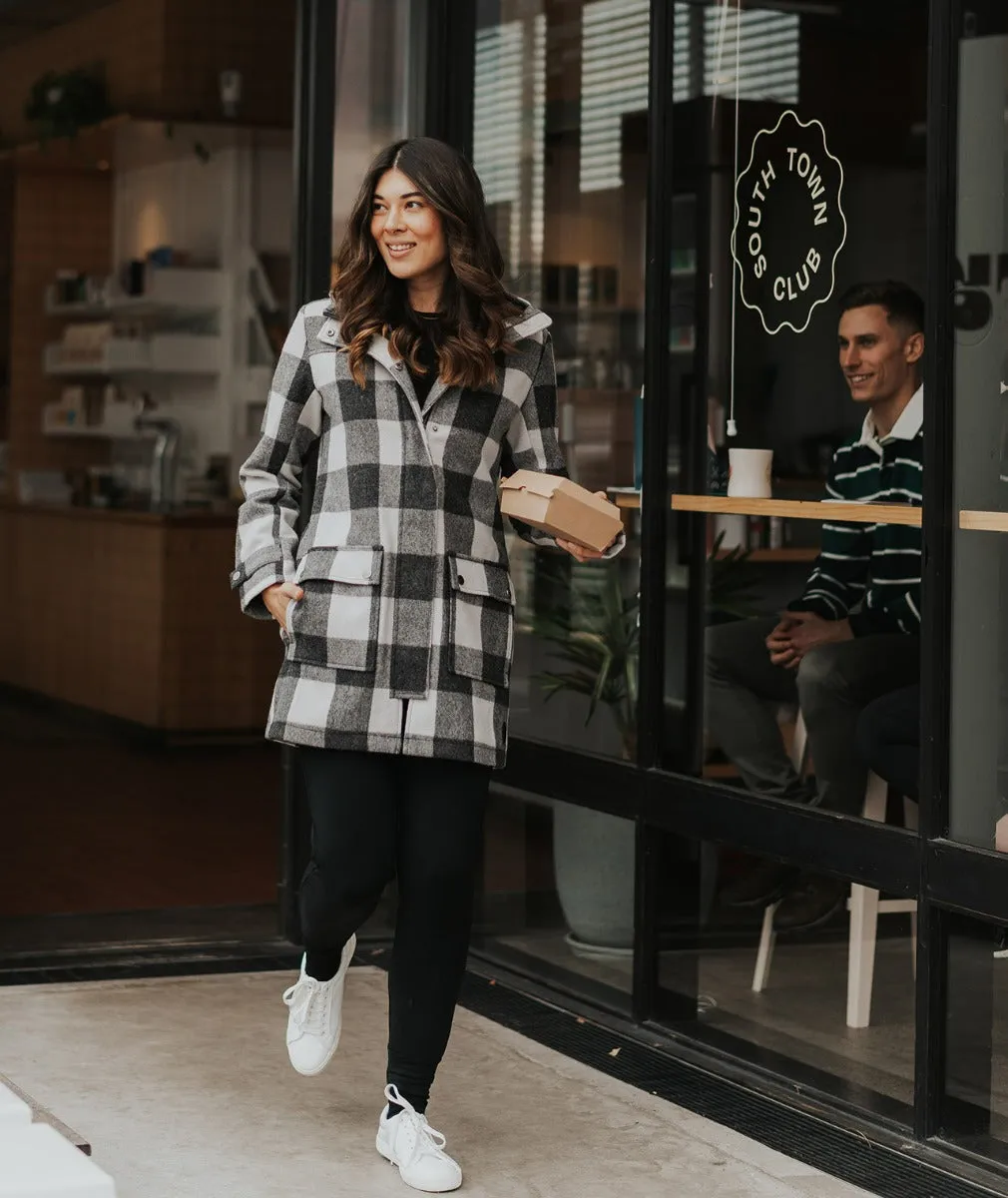 Swanndri Red Beach V Merino Terry Jogger Black sold by Shine On