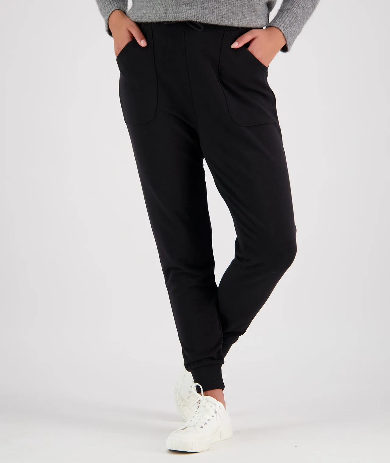 Swanndri Red Beach V Merino Terry Jogger Black sold by Shine On product image thumbnail 2