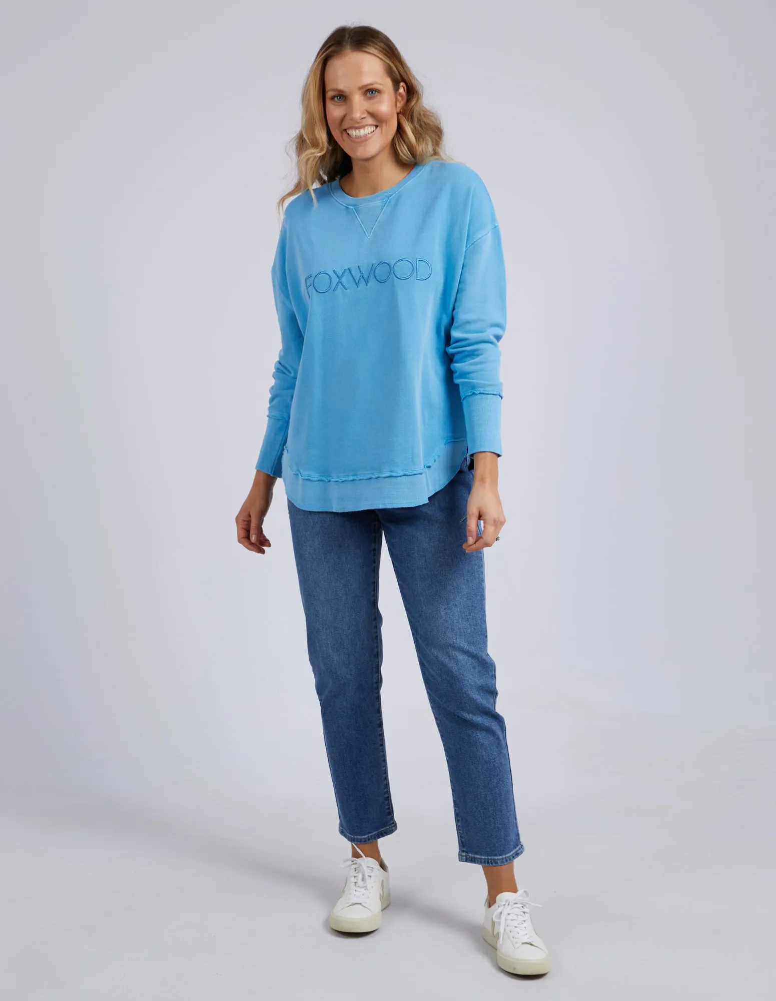 Foxwood Simplified Crew Bright Blue sold by Shine On product image thumbnail 5