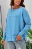 Foxwood Simplified Crew Bright Blue sold by Shine On