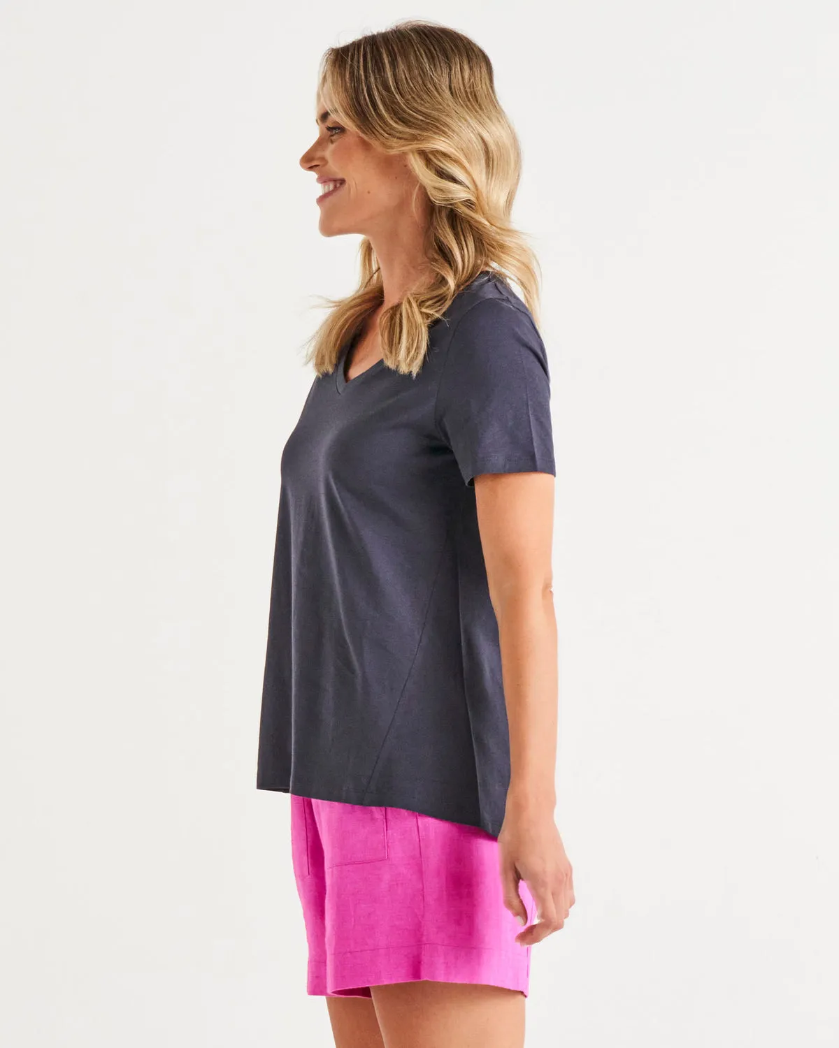 Betty Basics Luella Tee Coal sold by Shine On product image thumbnail 5
