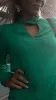 Gloss by Shine On Everleigh Twist Neck Top Emerald sold by Shine On
