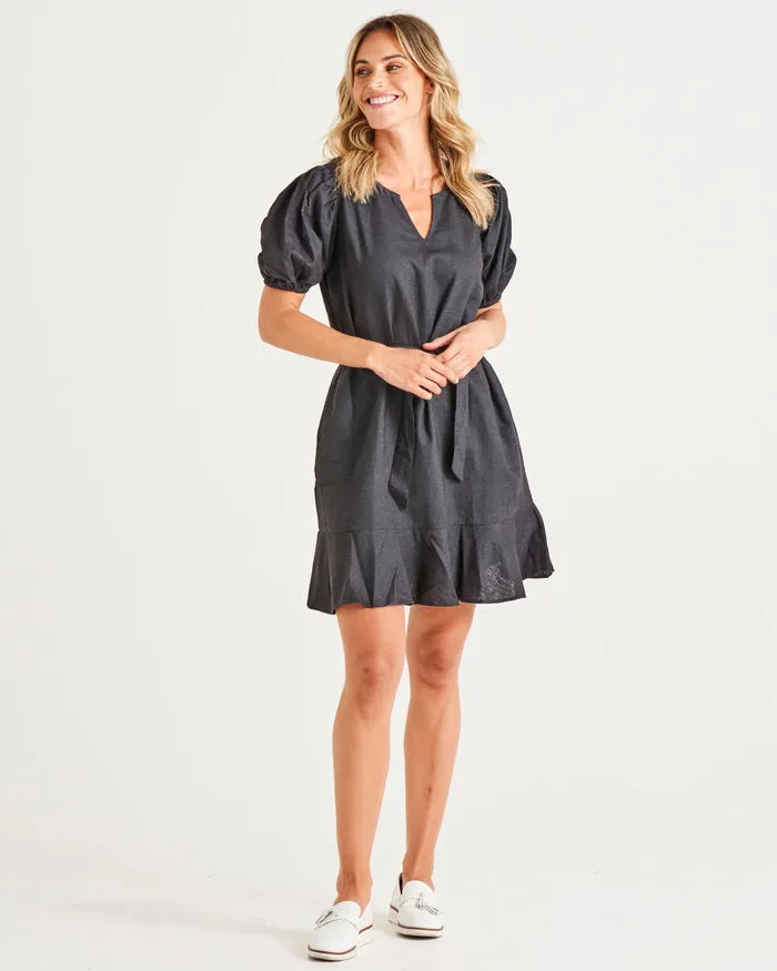 Betty Basics Birdie Dress Coal sold by Shine On product image thumbnail 3