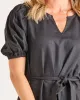 Betty Basics Birdie Dress Coal sold by Shine On