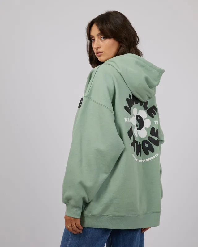 All About Eve Exhale Hoodie Sage sold by Shine On