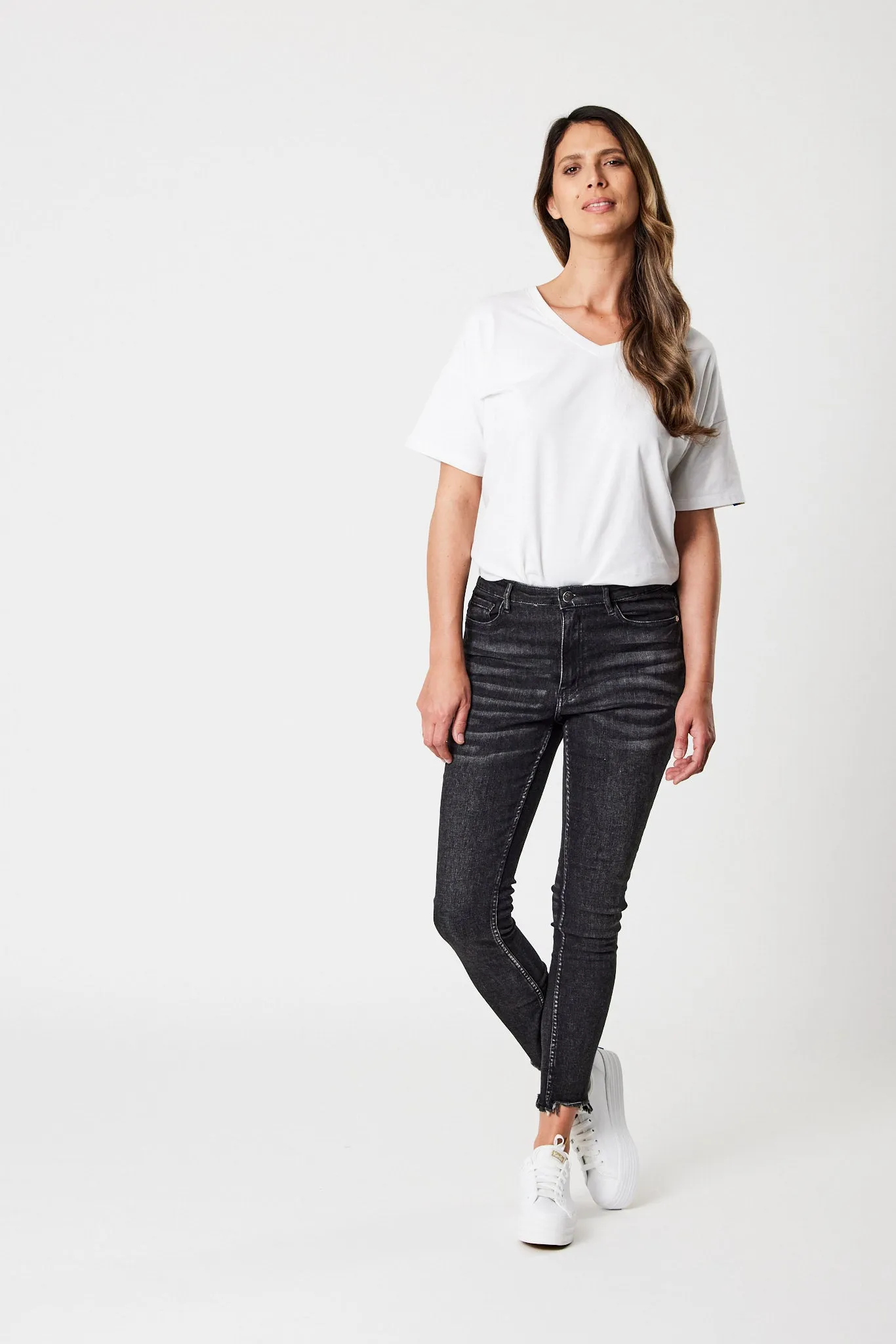 Shine On Label Smith Washed Black Skinny jean sold by Shine On product image thumbnail 4