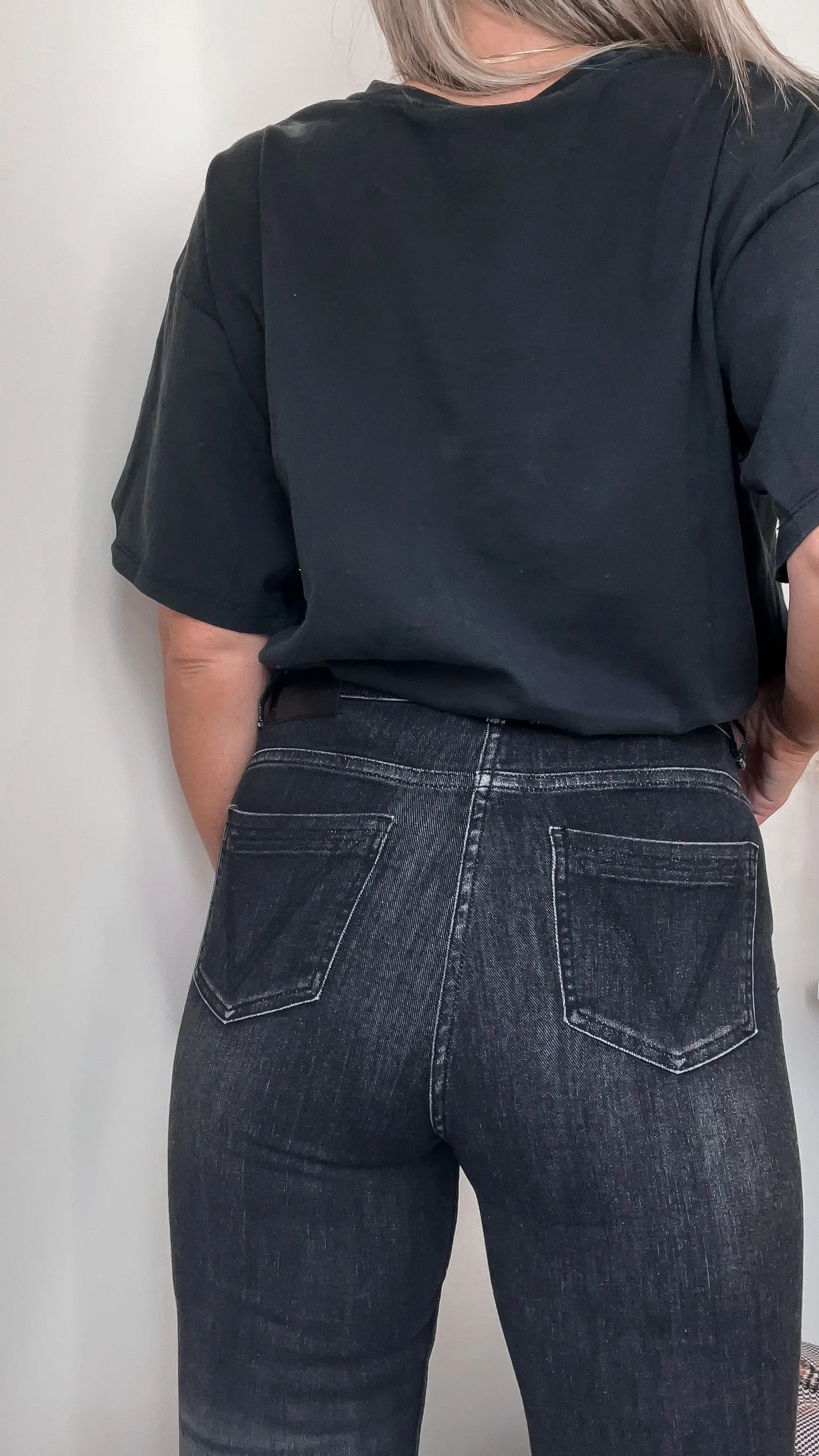 Shine On Label Smith Washed Black Skinny jean sold by Shine On product image thumbnail 5