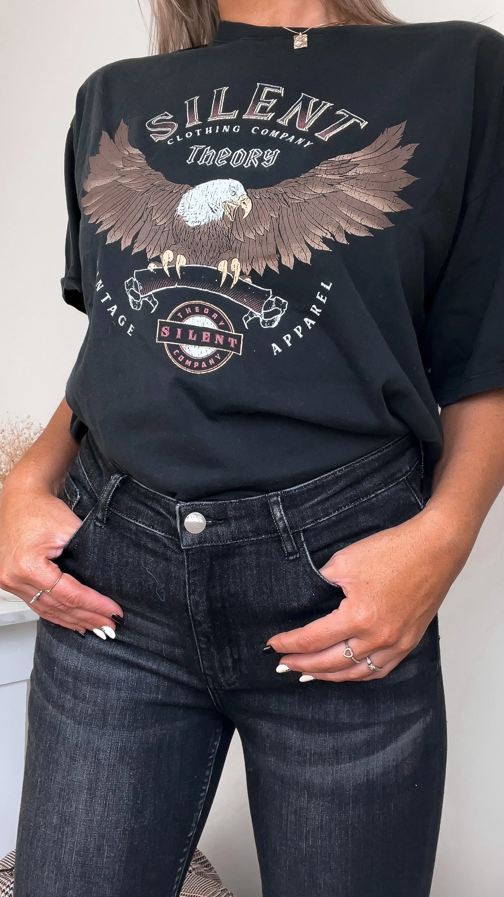 Shine On Label Smith Washed Black Skinny jean sold by Shine On product image thumbnail 3