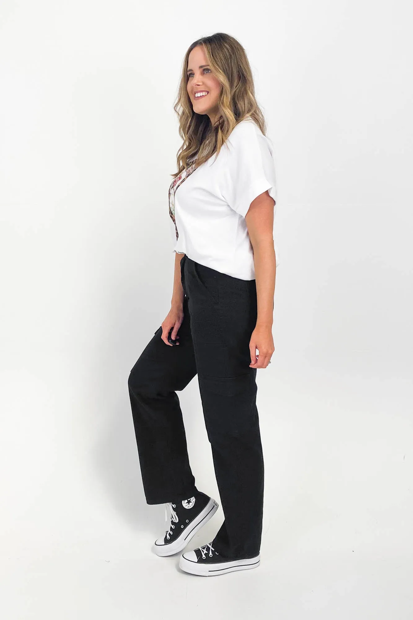 By Lily Arya Cargo Jean Black sold by Shine On product image thumbnail 3